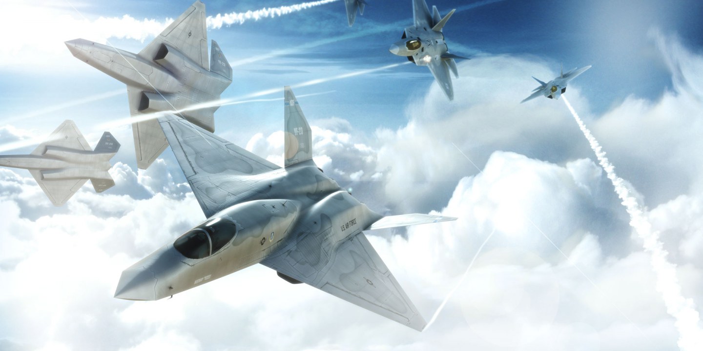 air combat online 3D compositing