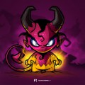 Mini Demon 2D Character by Fully Illustrated