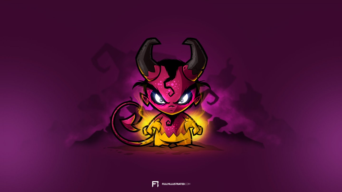 Mini Demon Character by Fully Illustrated