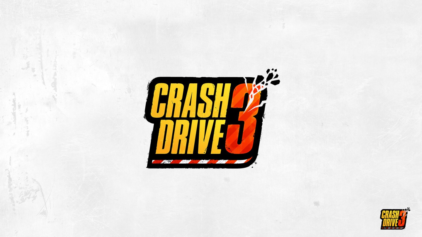 Crash drive 3 brand logo design by fully illustrated