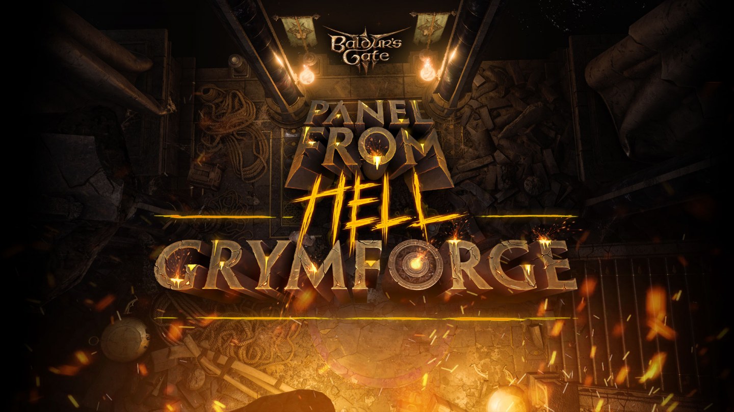 panel from hell grymforge game brand design
